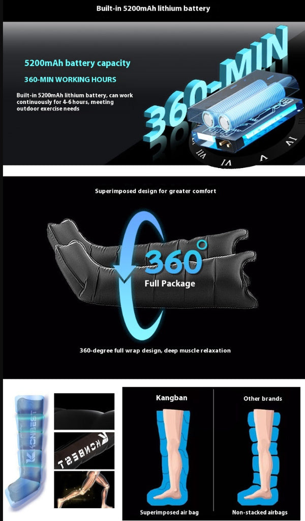 Air Wave Leg Massage Instrument | Compression Leg Massager